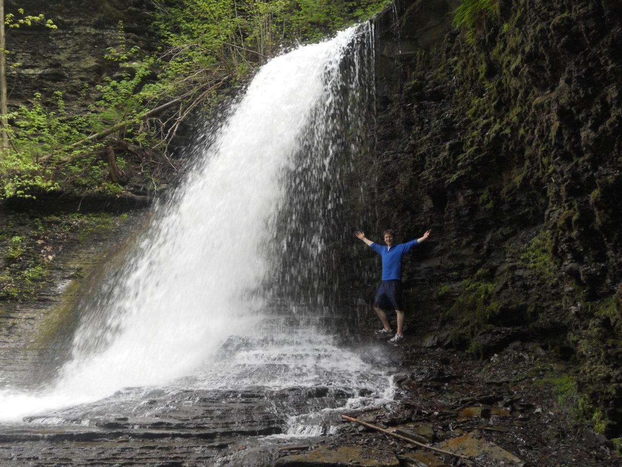 Waterfalls In The Finger Lakes Near Belhurst Castle